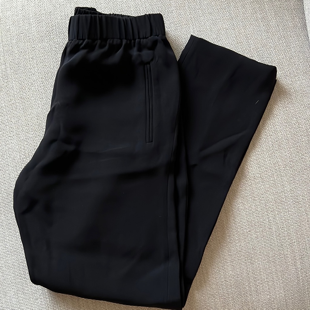 Index Black Silk Pants